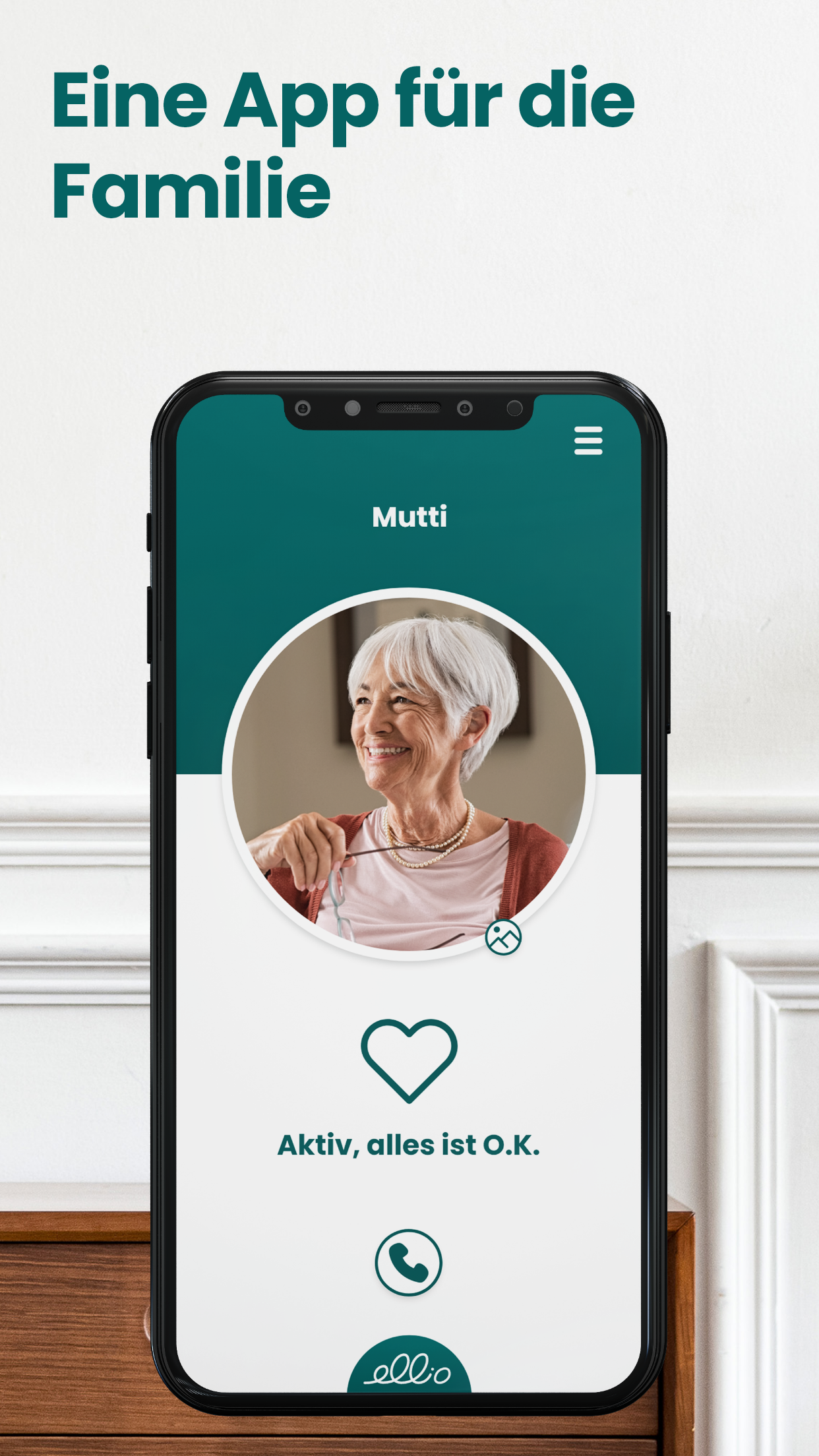 ellio Familien-App für Angehörige